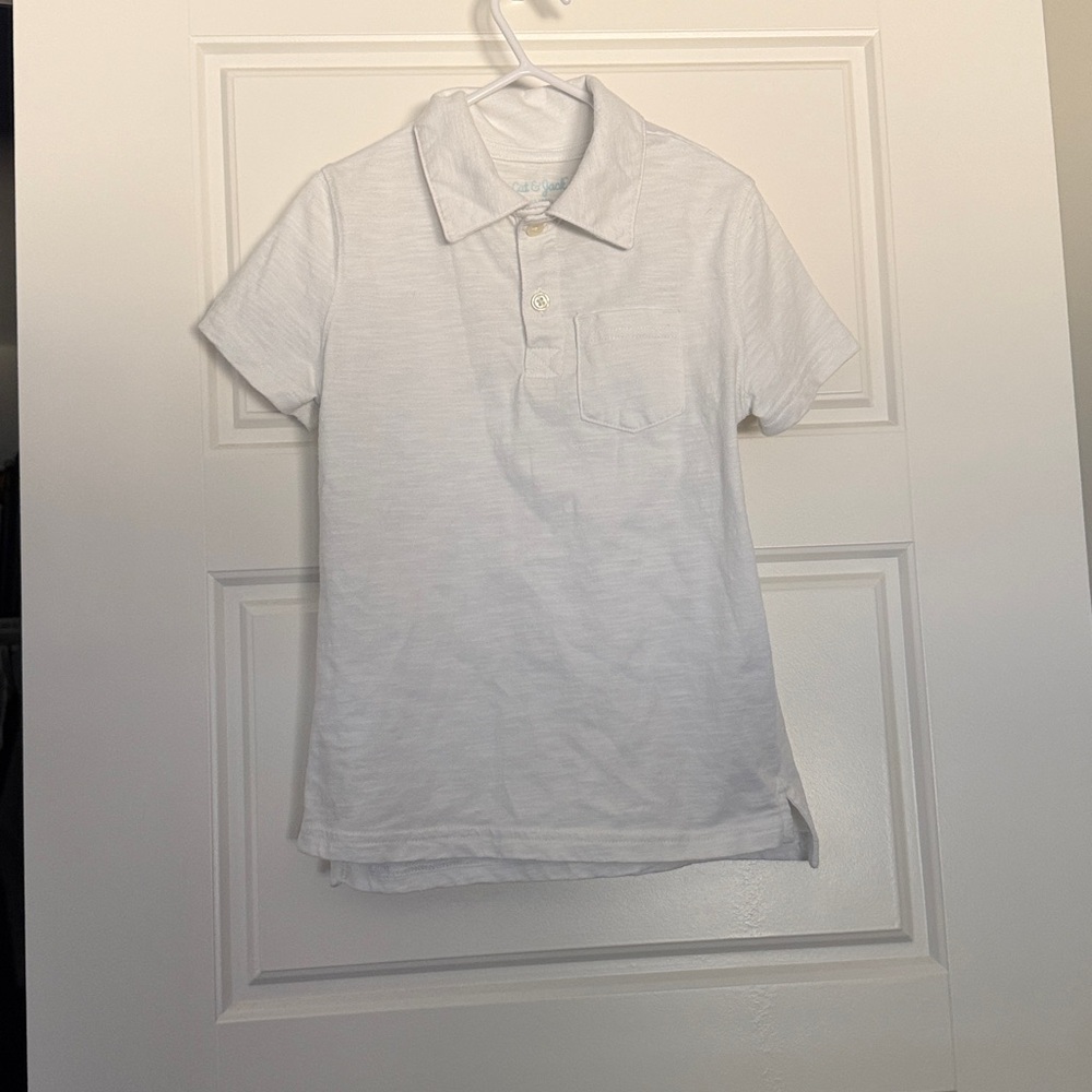 Cat & Jack White Kids Polo Shirt